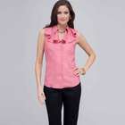 Ruffle Sleeveless Blouse., , small