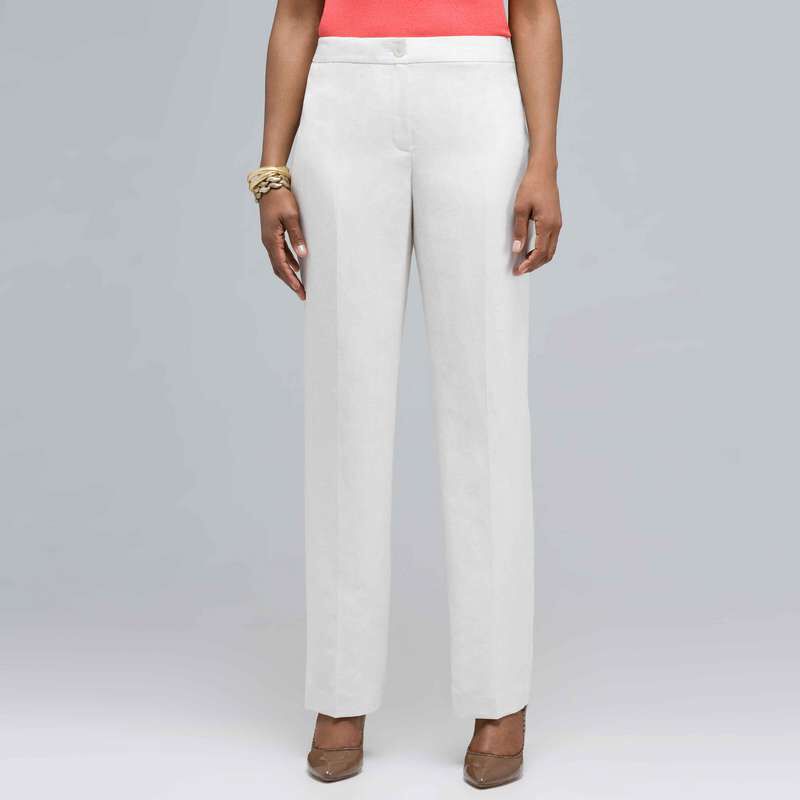 Washable Linen Slim Pant, , large